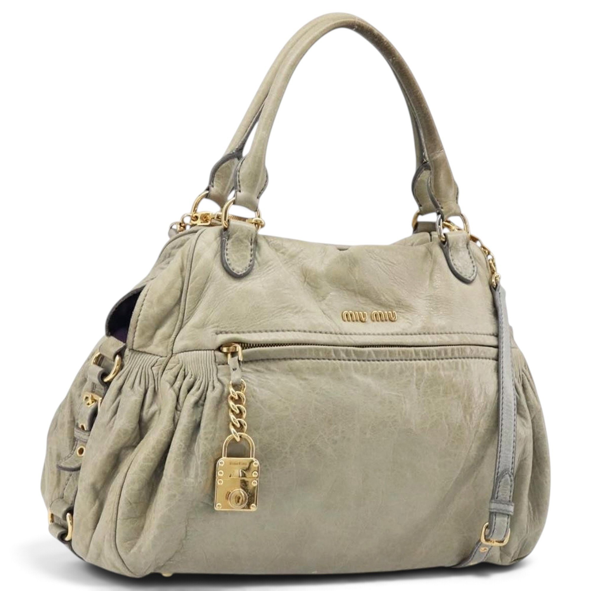 Leather handbag