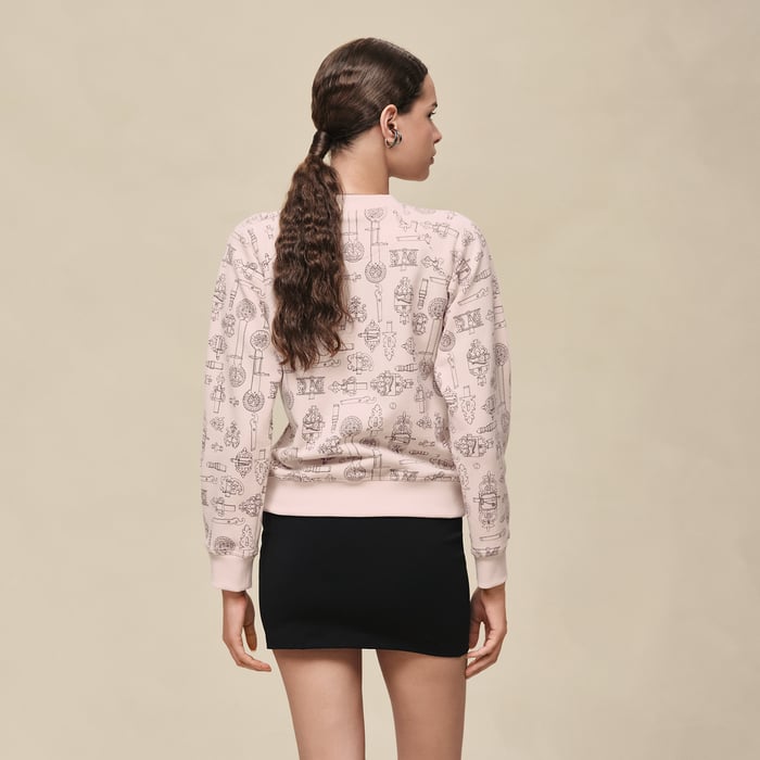 Rose Opaline "Ferronnerie Remix" Sweatshirt