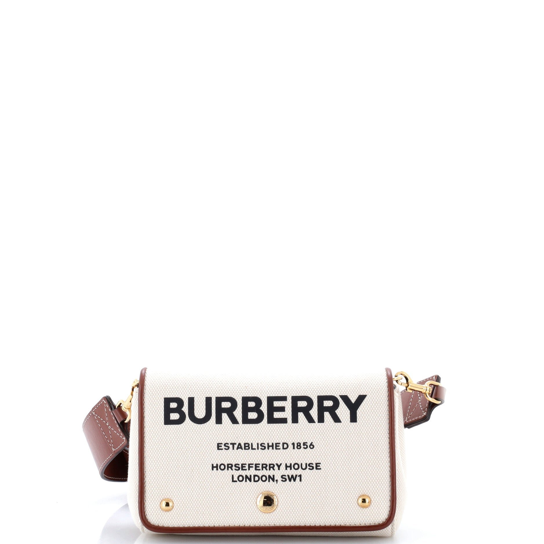 Hackberry Shoulder Bag Canvas with Leather Small