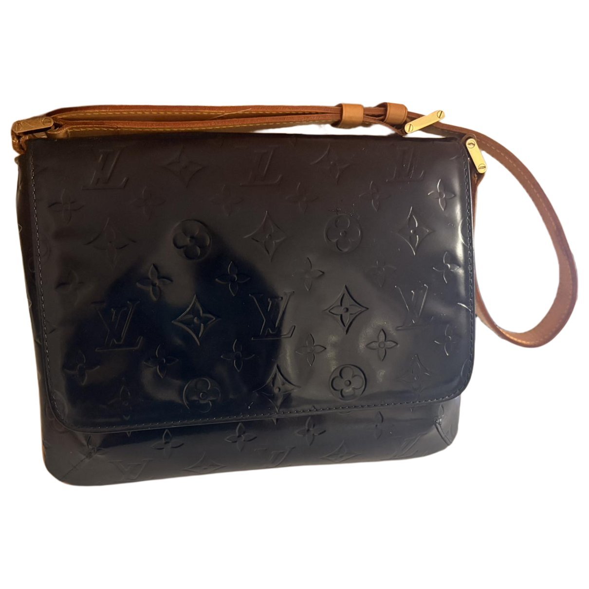 Thompson patent leather handbag