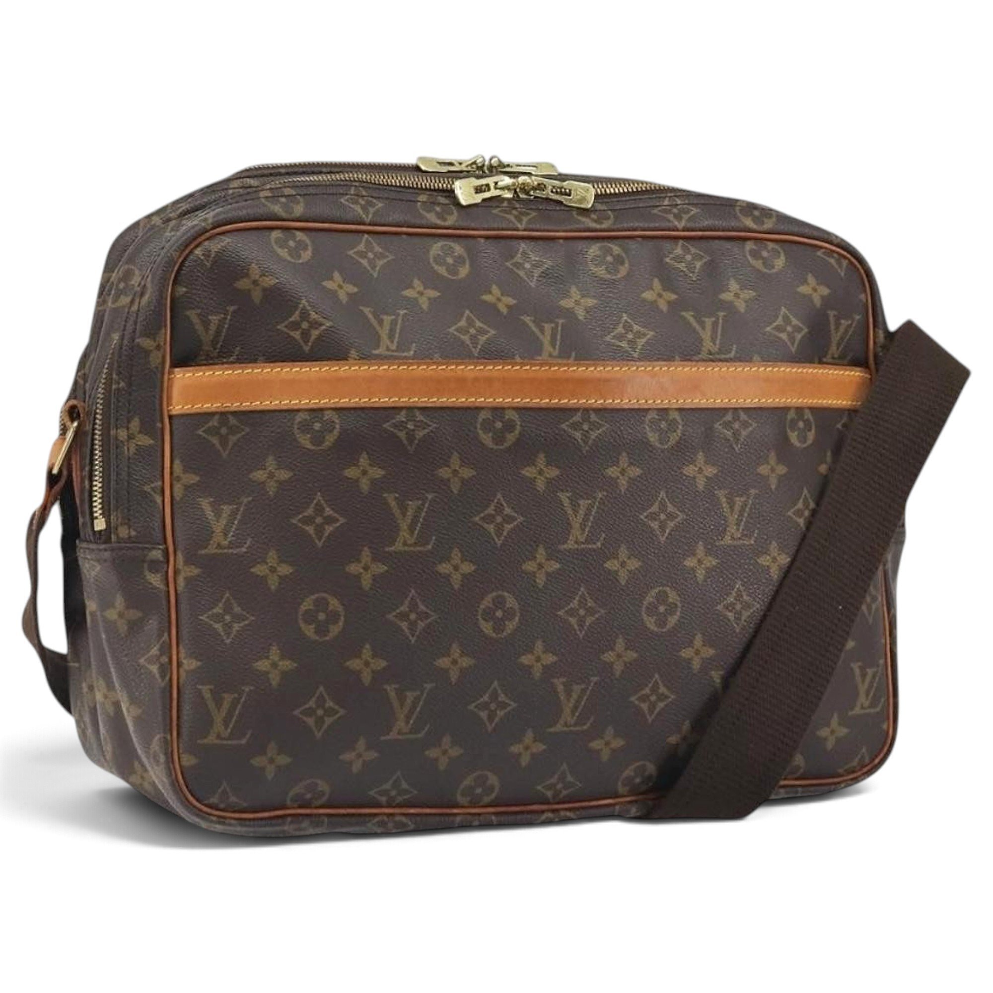 Reporter leather handbag