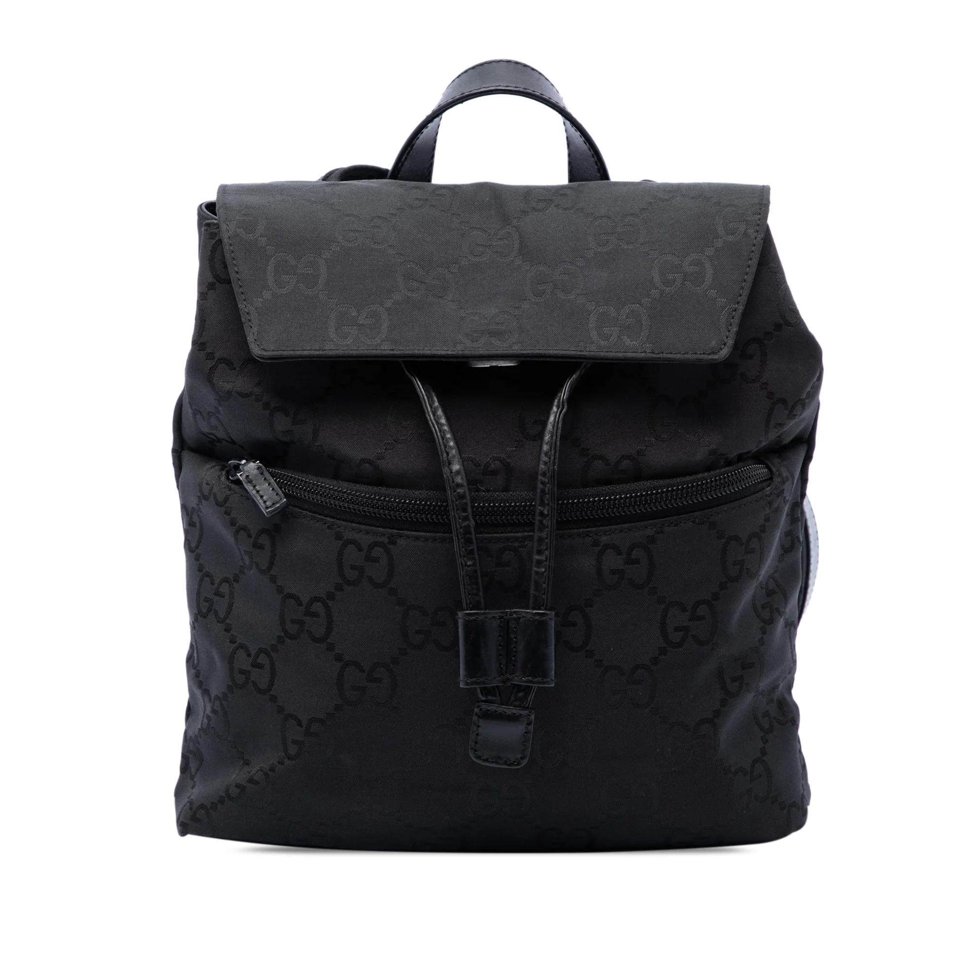 Leather backpack