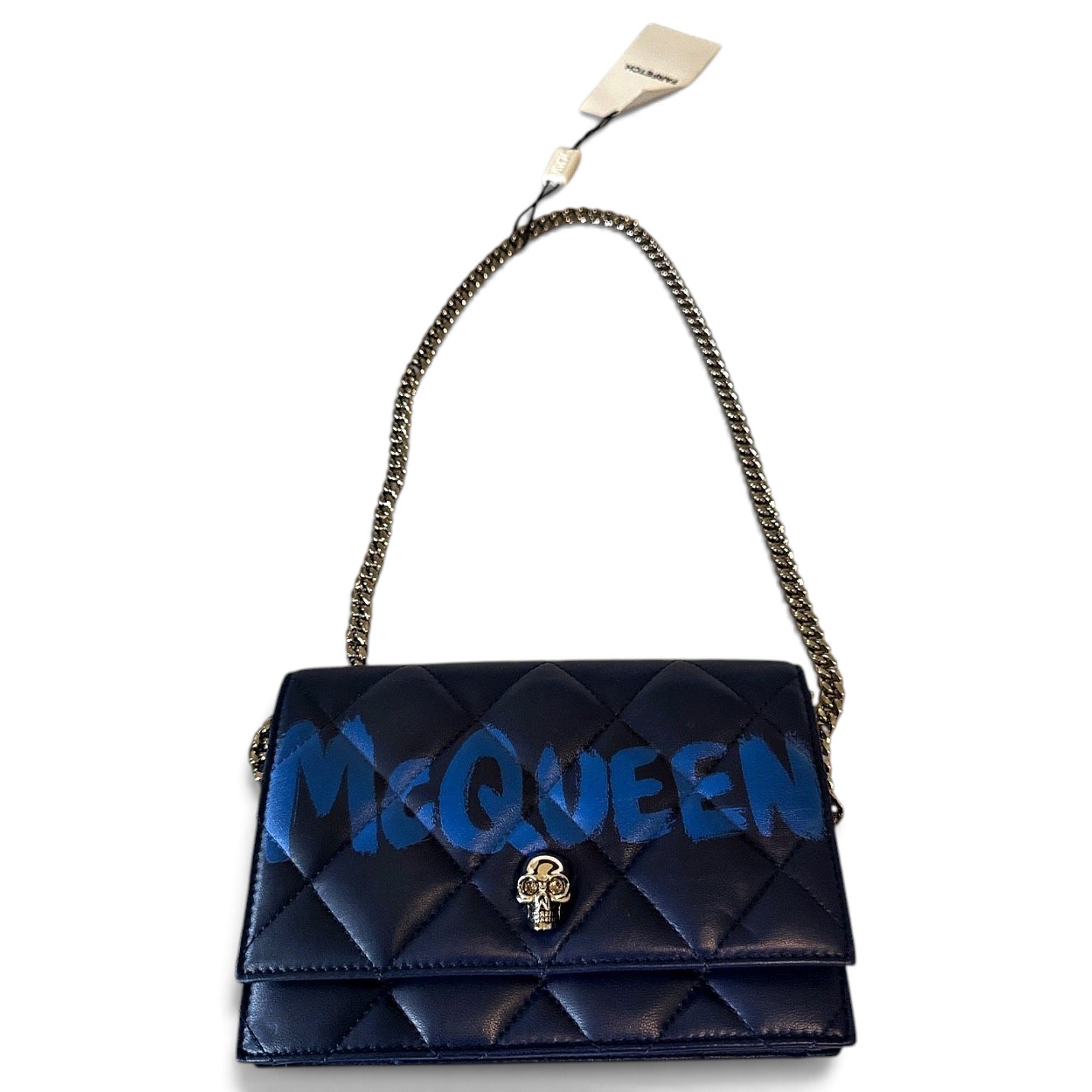 Alexander McQueen Skull leather handbag