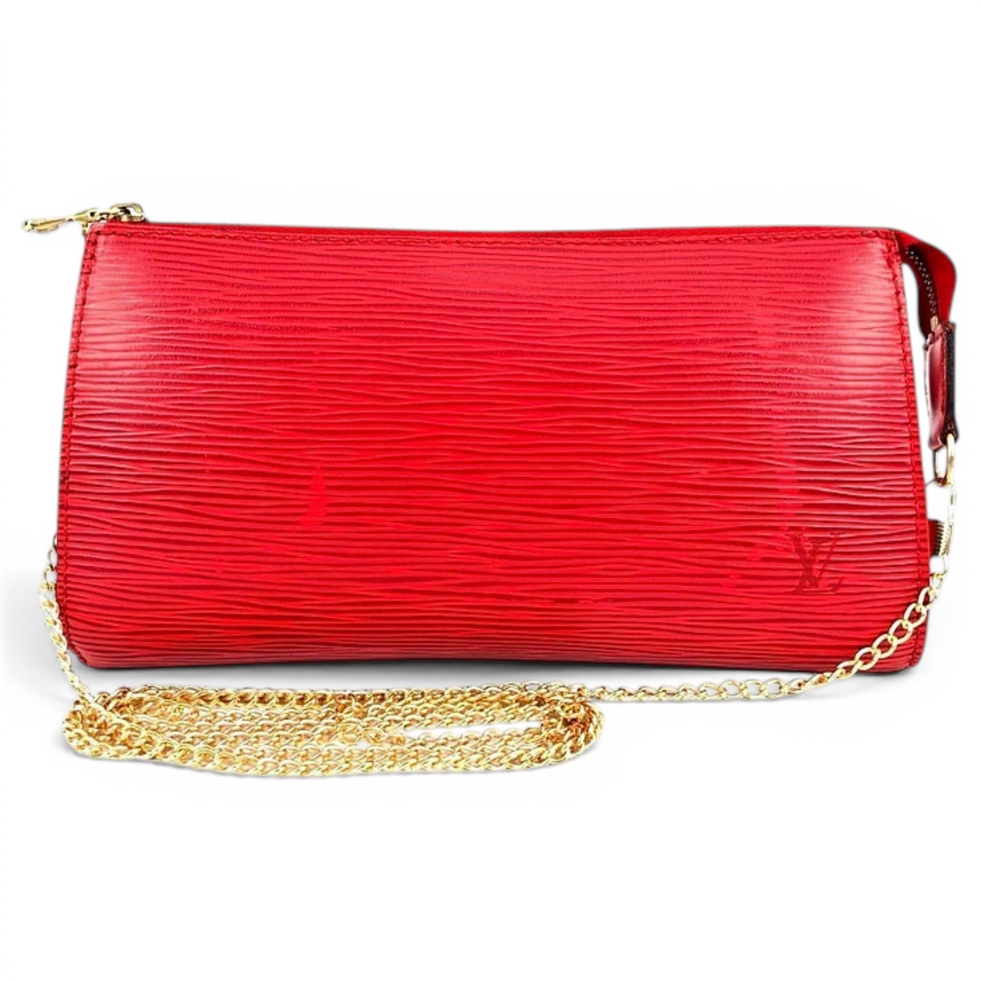 Pochette Accessoire leather handbag