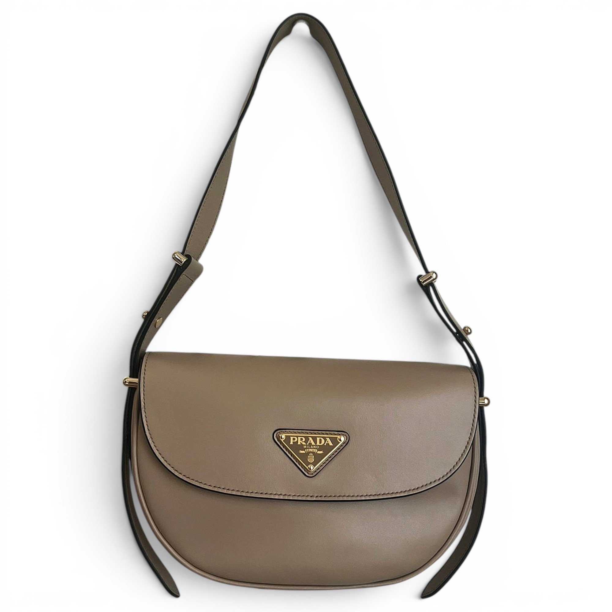 Arqué leather crossbody bag