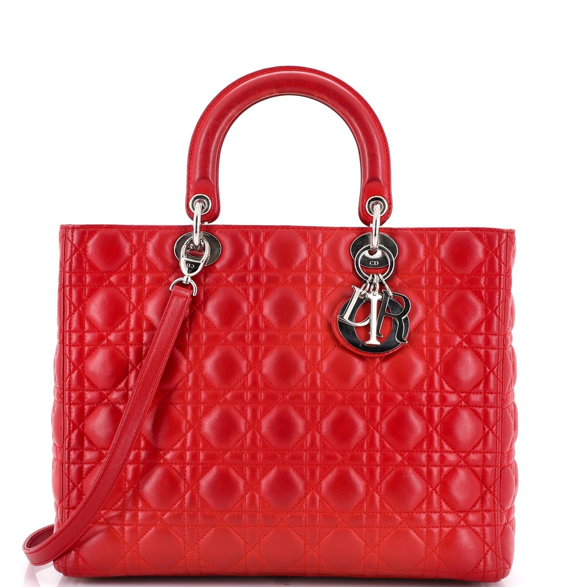 Leather tote