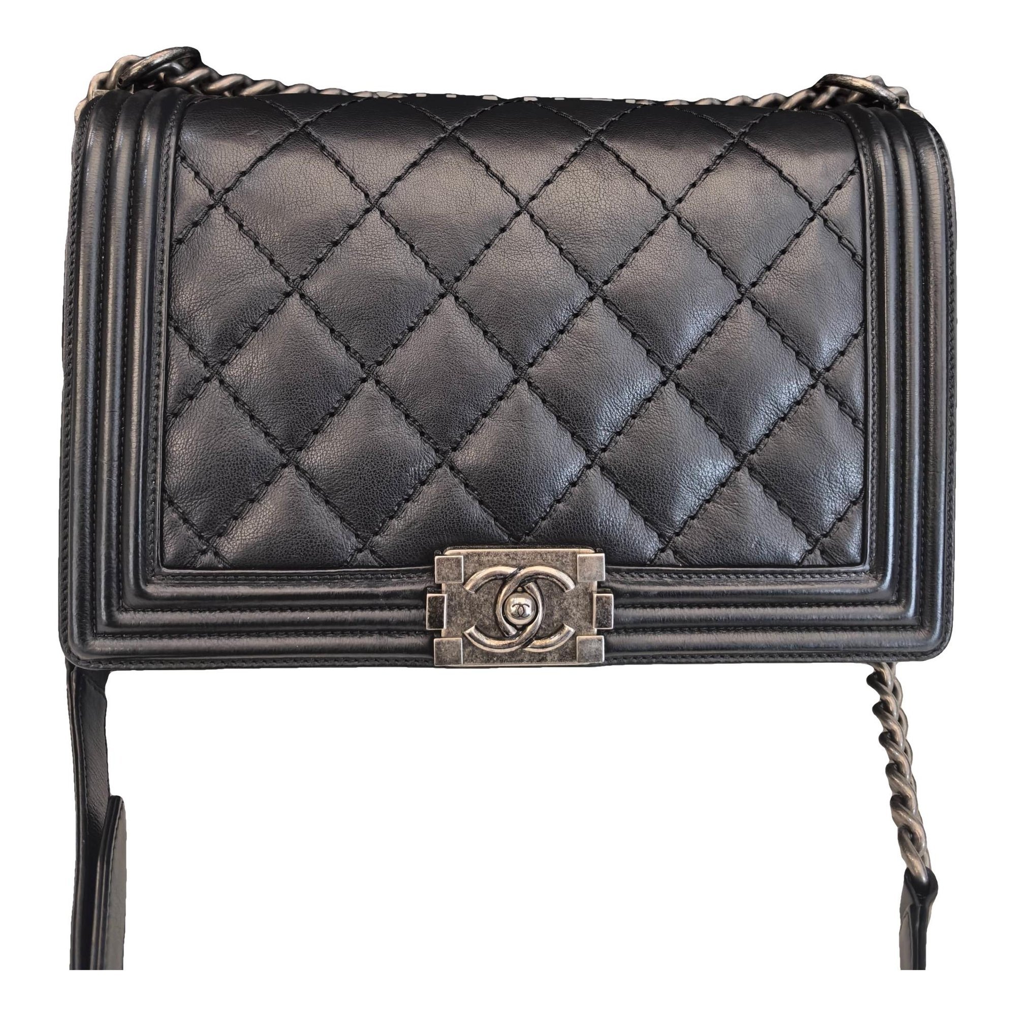 Boy leather crossbody bag