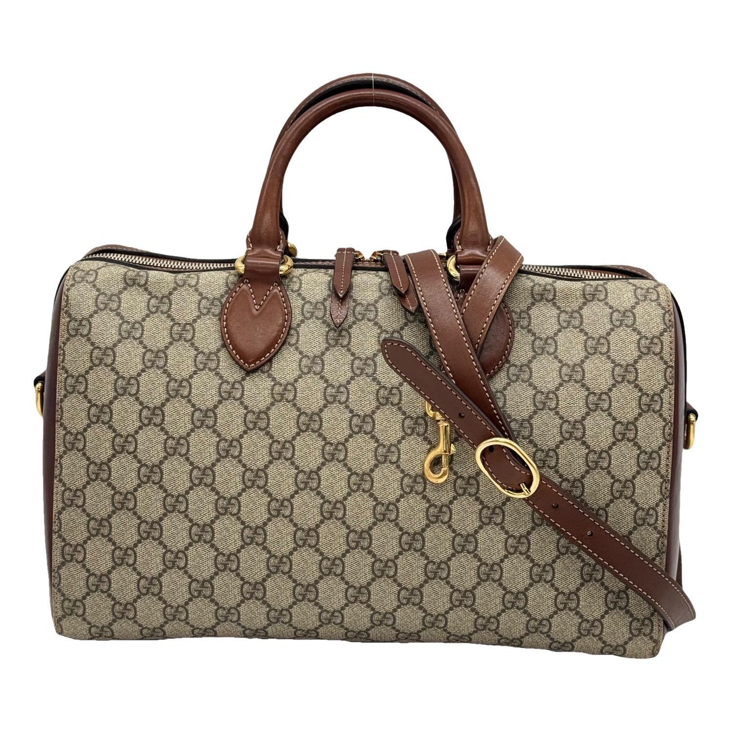 Attache leather crossbody bag