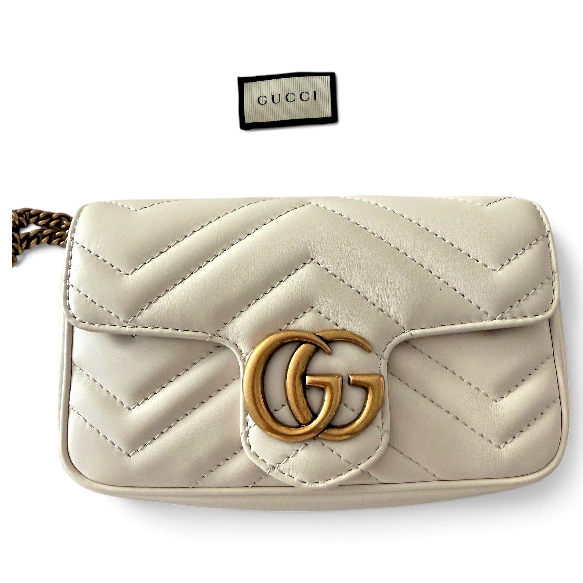 GG Marmont Flap leather handbag