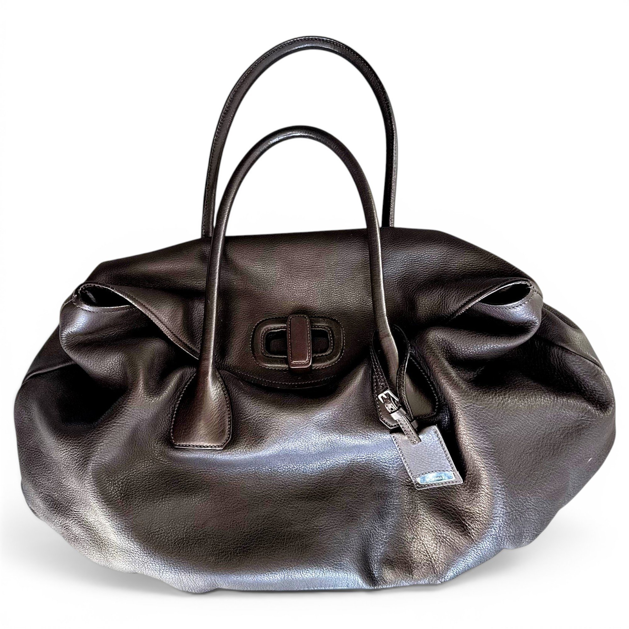 Leather handbag
