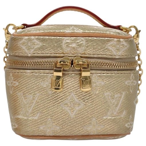 Leather vanity case