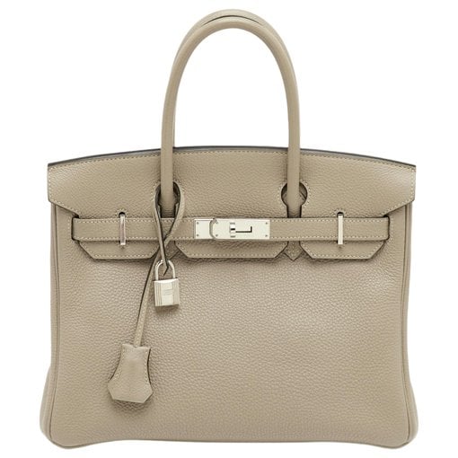 Hermes Birkin 30 Handbag Trench Togo Leather