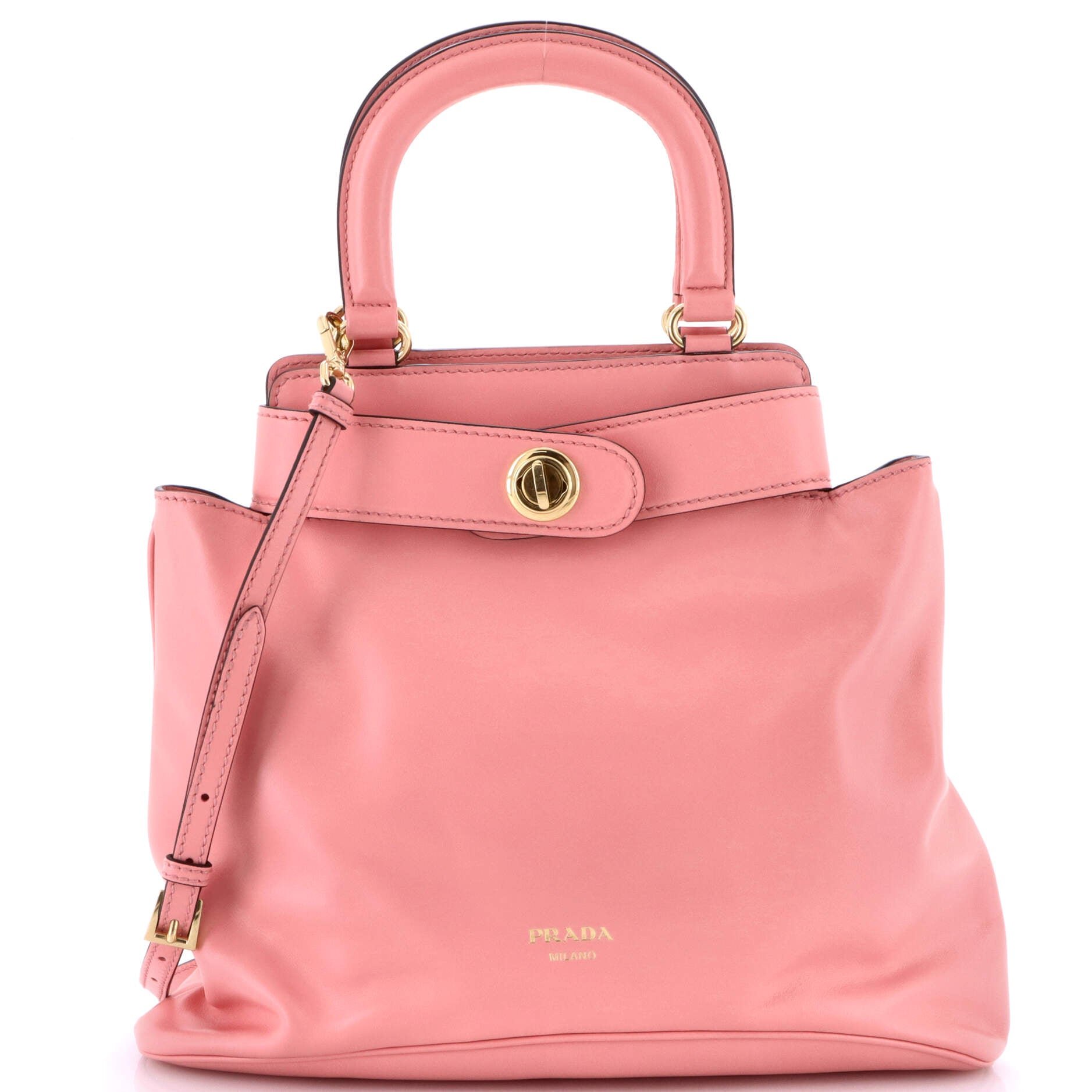 Prada Carey Tote Bag Leather Medium
