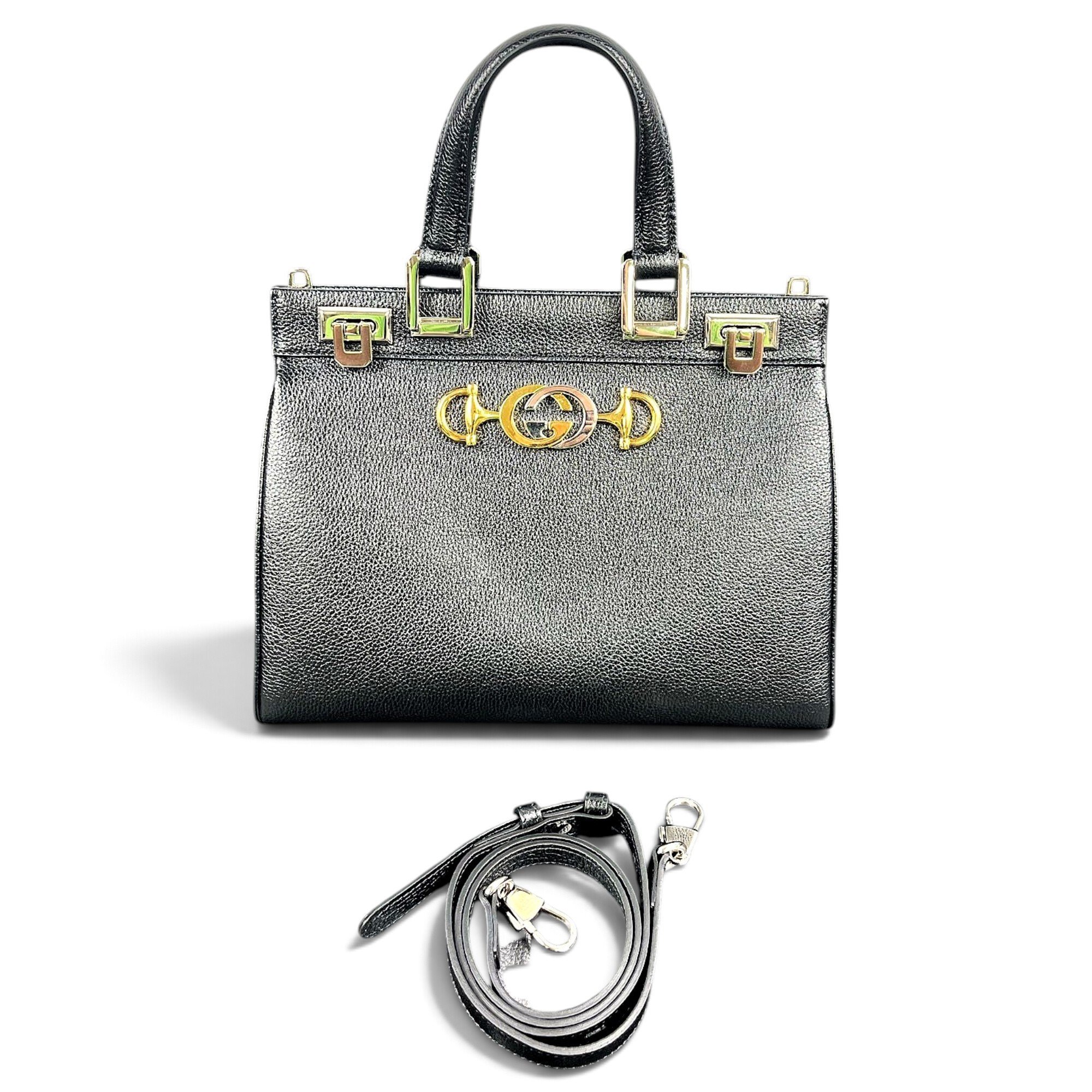 Zumi leather handbag