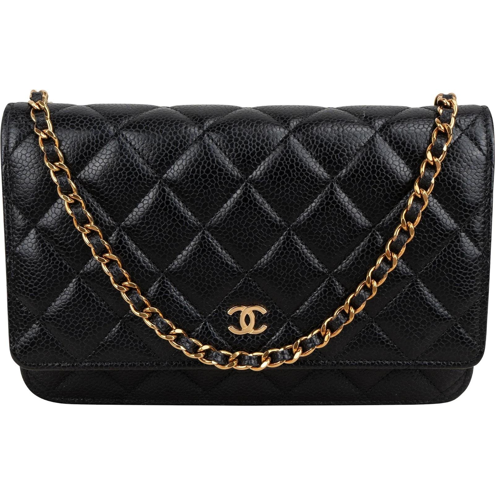 Wallet On Chain Timeless/Classique leather crossbody bag