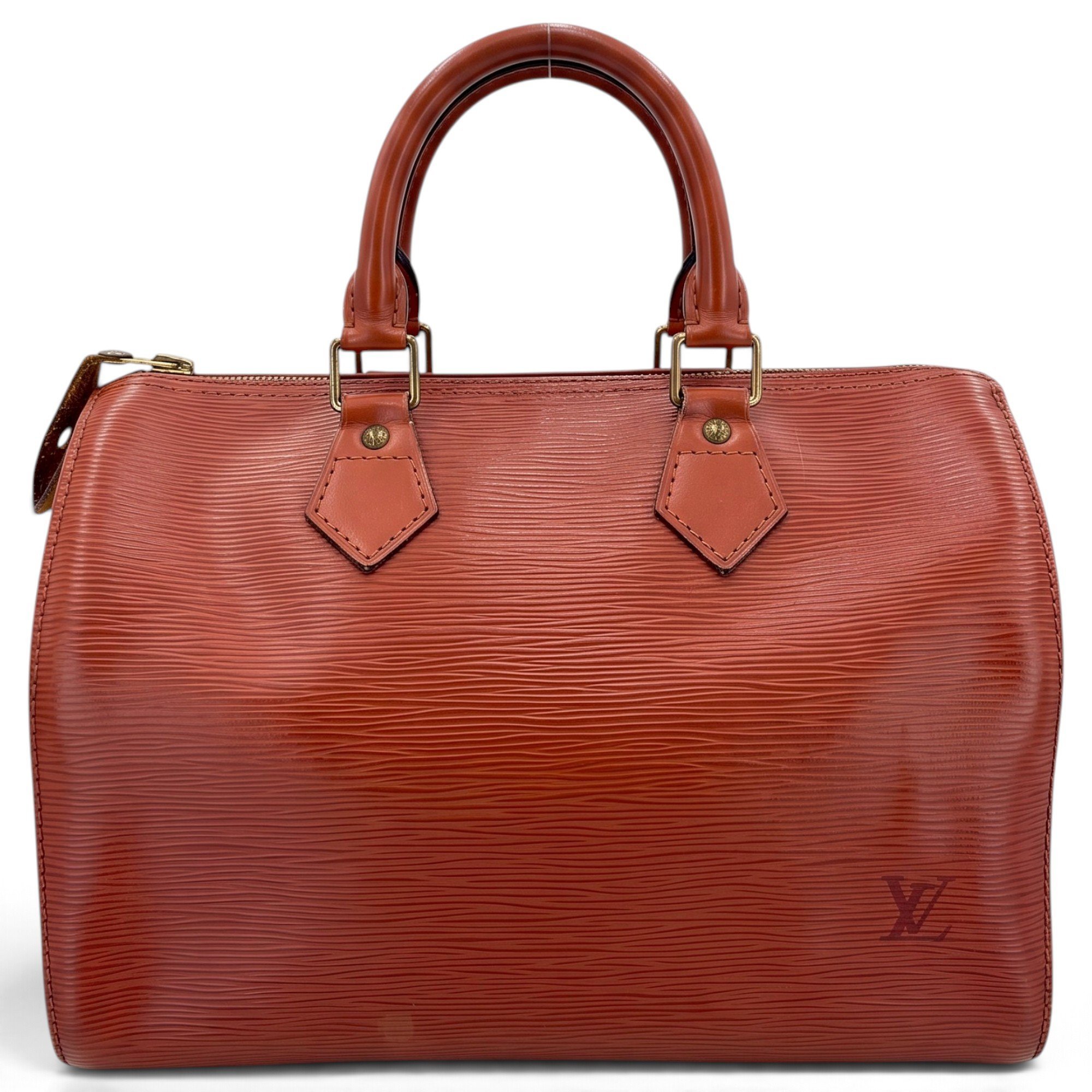 Speedy leather handbag