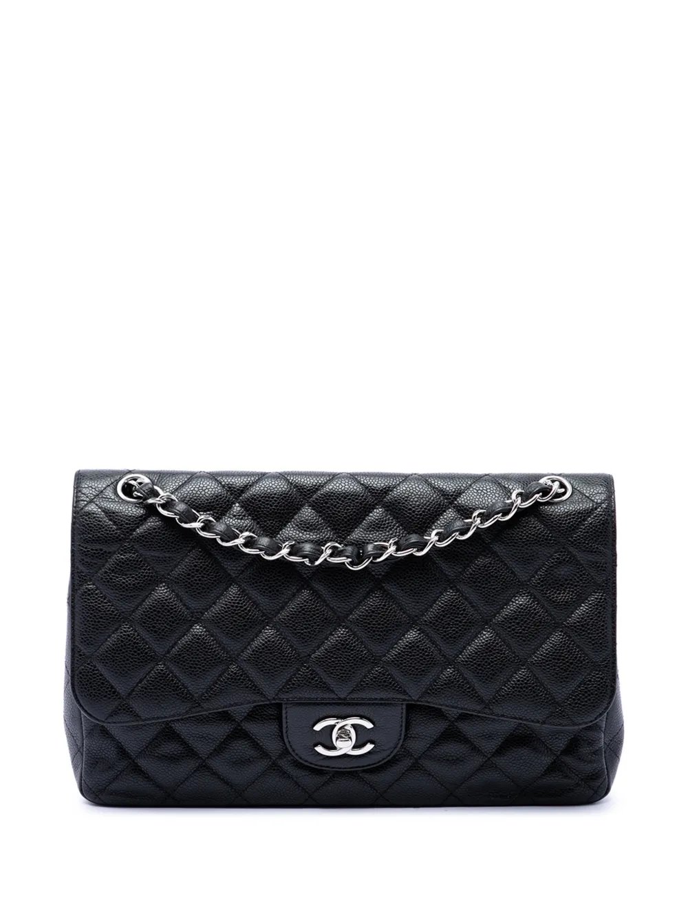 2011 Jumbo Classic Caviar Double Flap shoulder bag