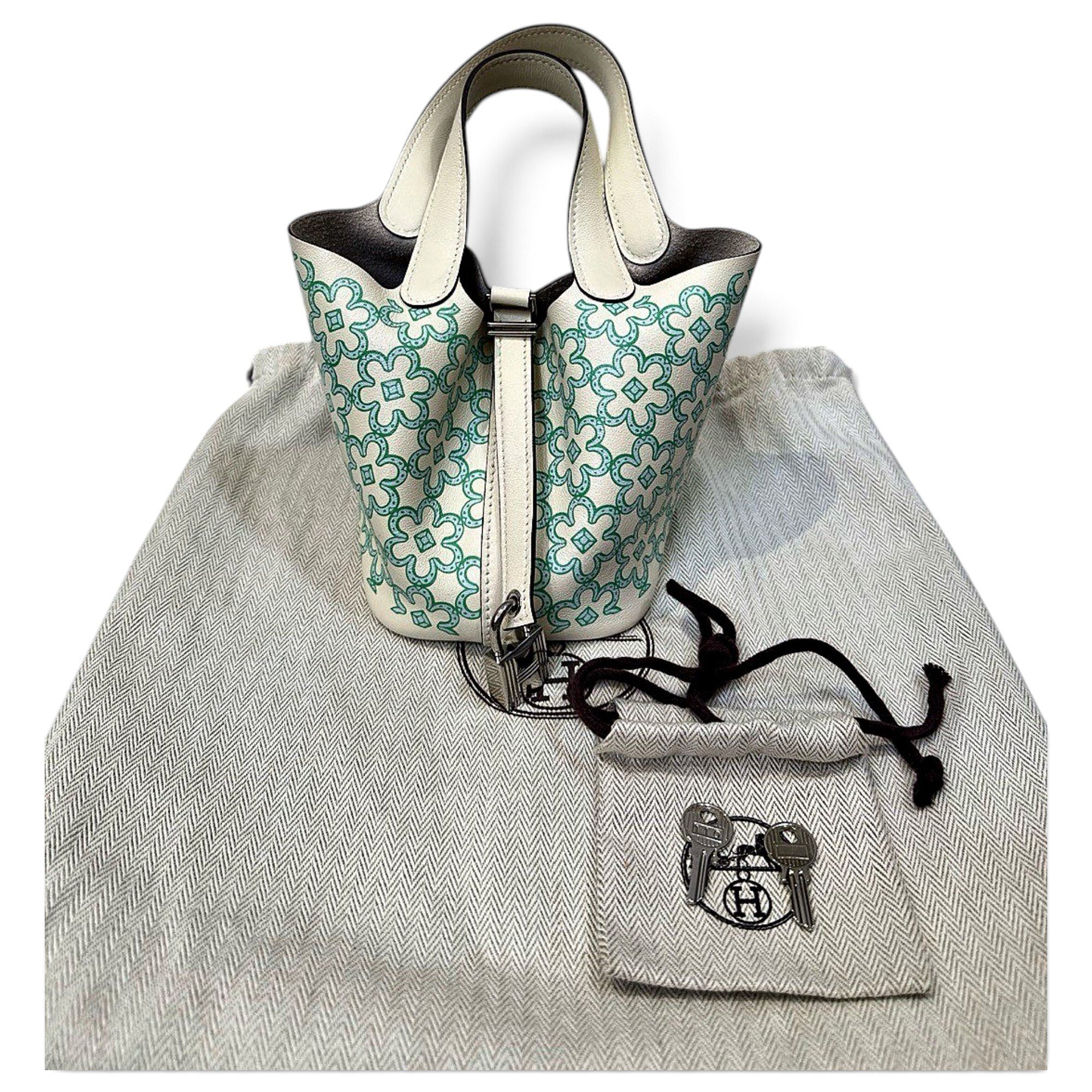 Picotin leather handbag