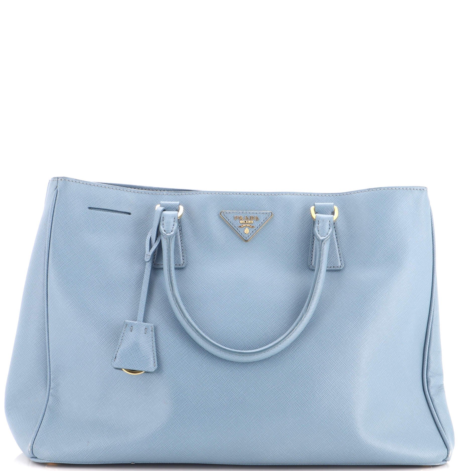 Lux Open Tote Saffiano Leather Large