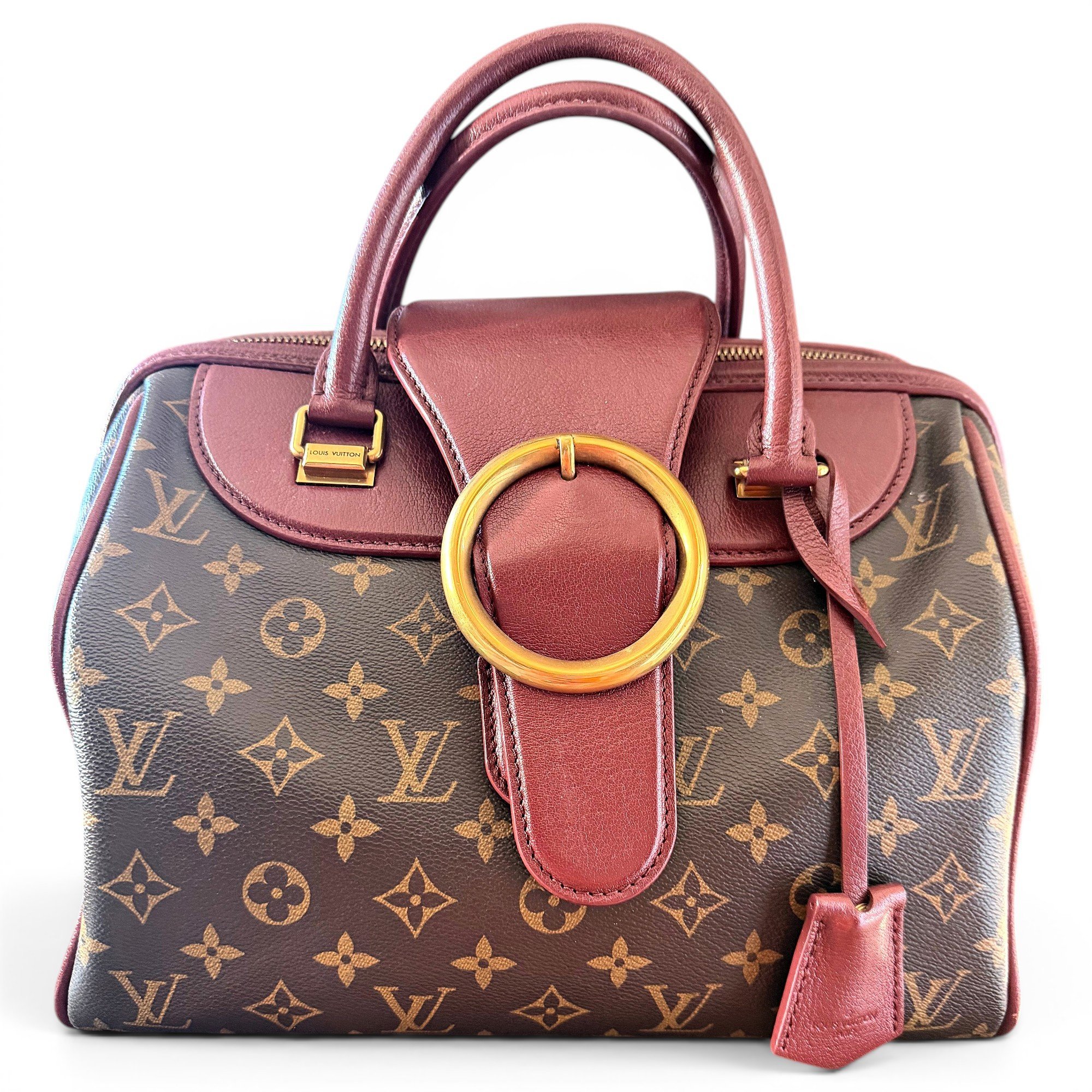 Speedy leather handbag