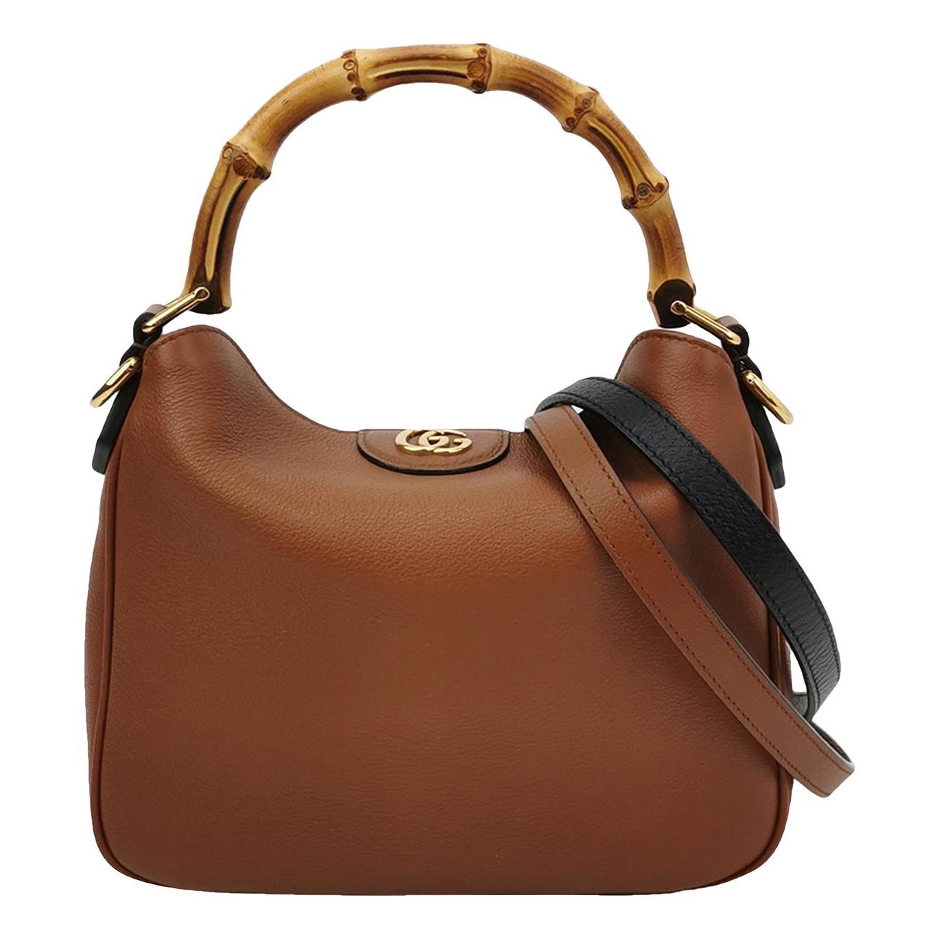 Bamboo Frame Satchel leather handbag