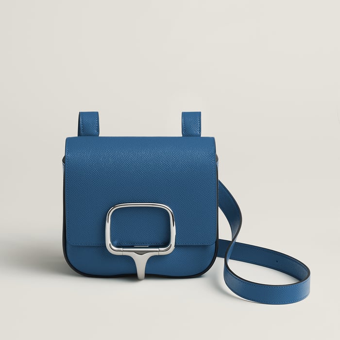 Bleu Tie Hermès Della Cavalleria Mini Bag II