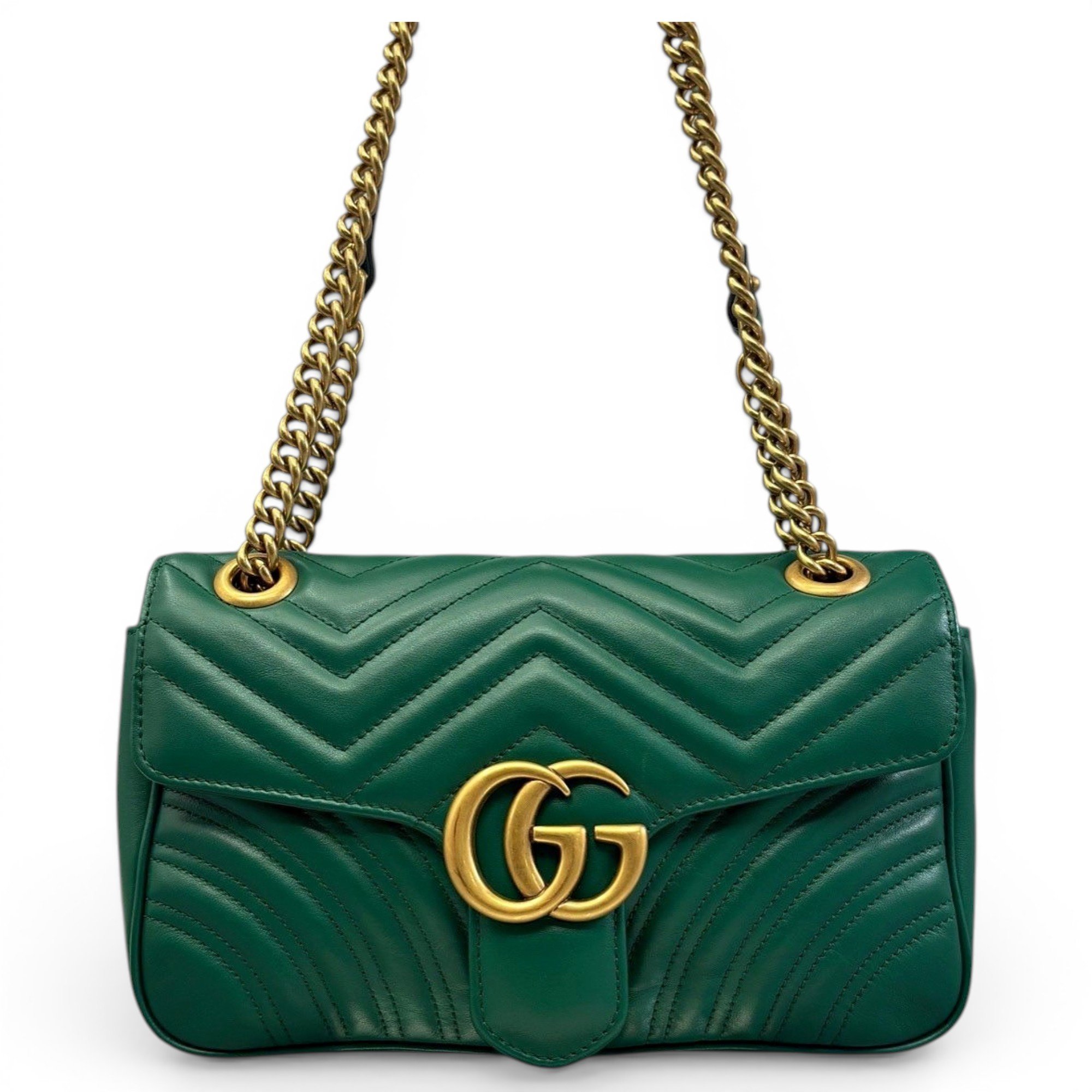 GG Marmont Flap leather crossbody bag