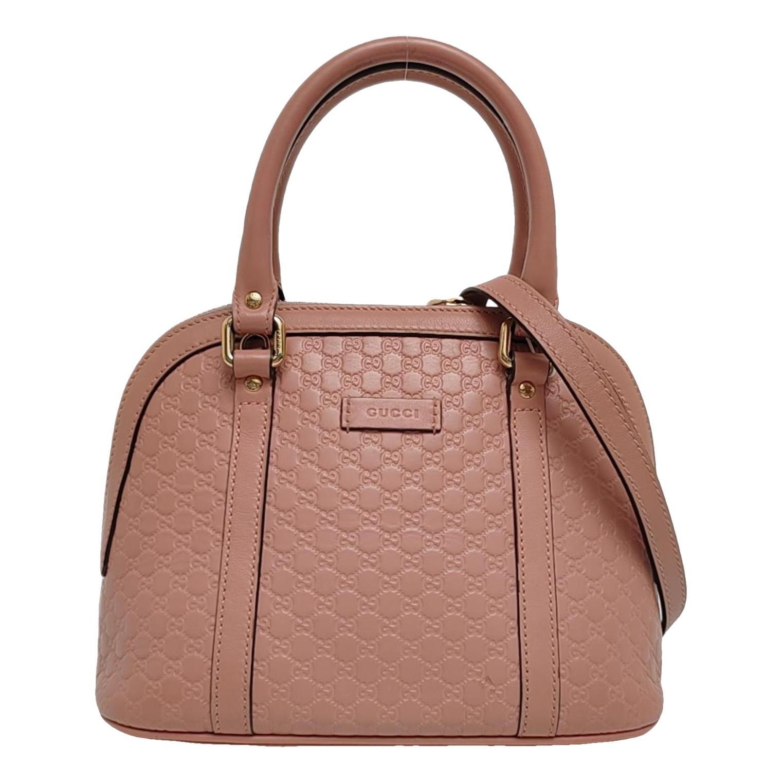 Dôme leather crossbody bag