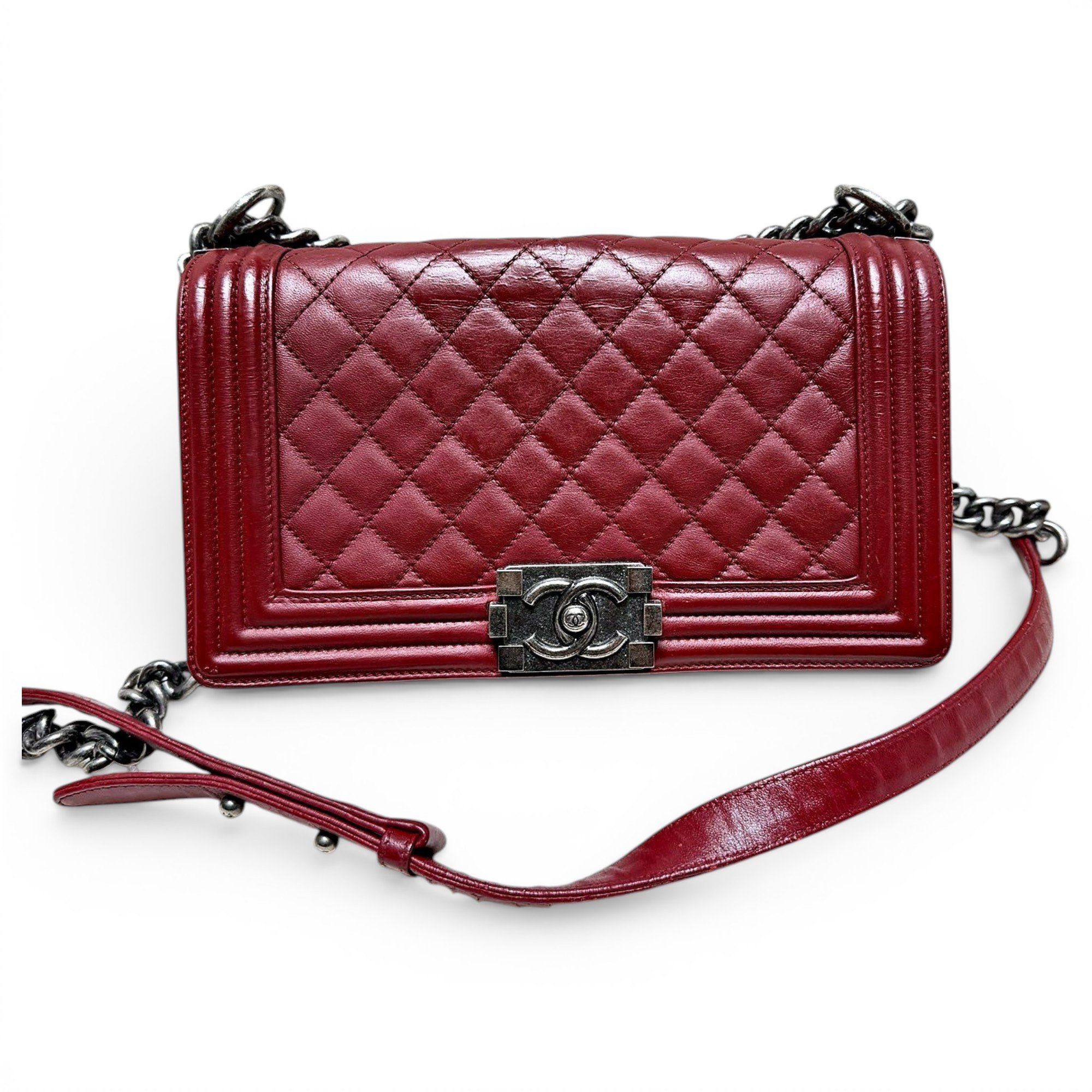 Boy leather handbag
