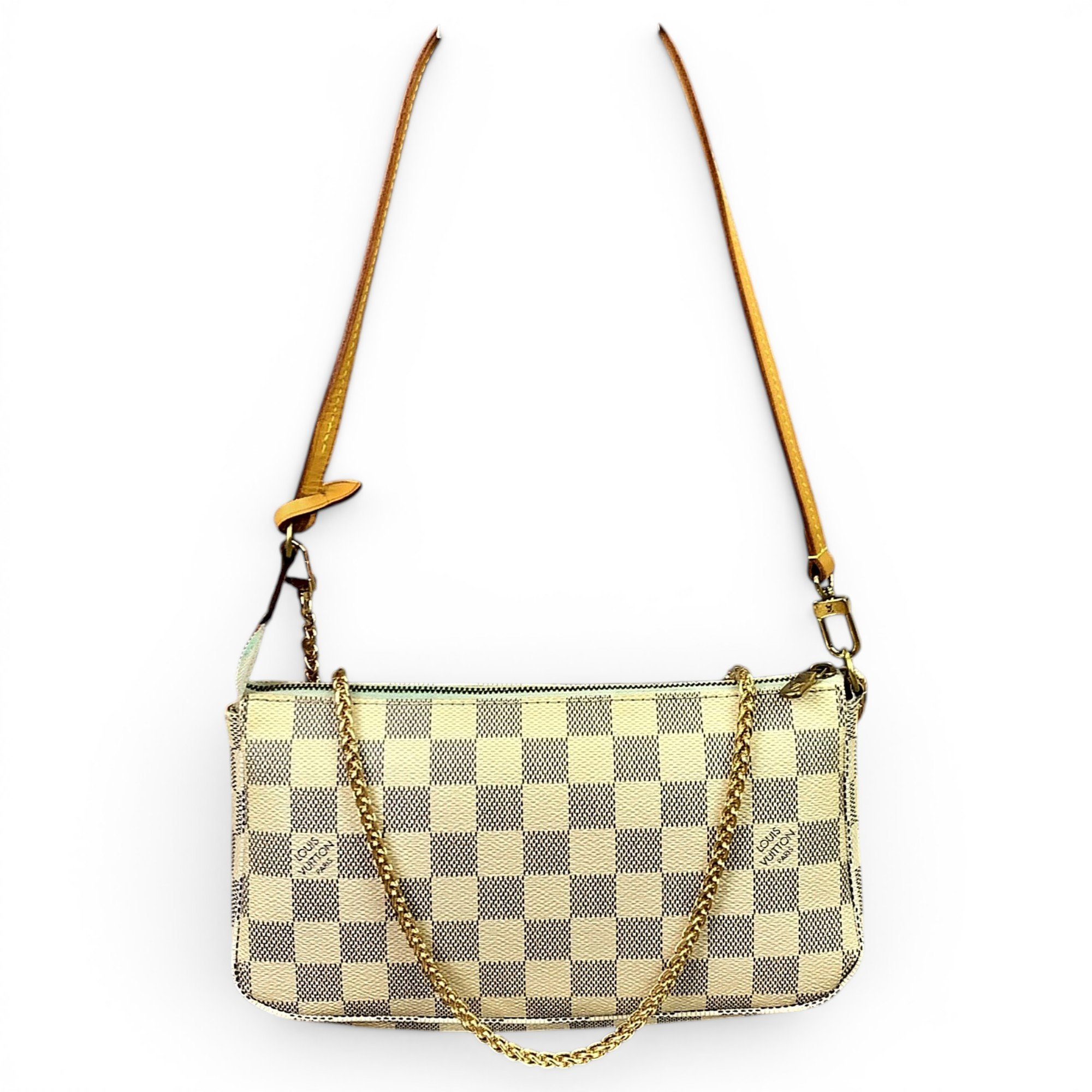 Pochette Accessoire leather handbag