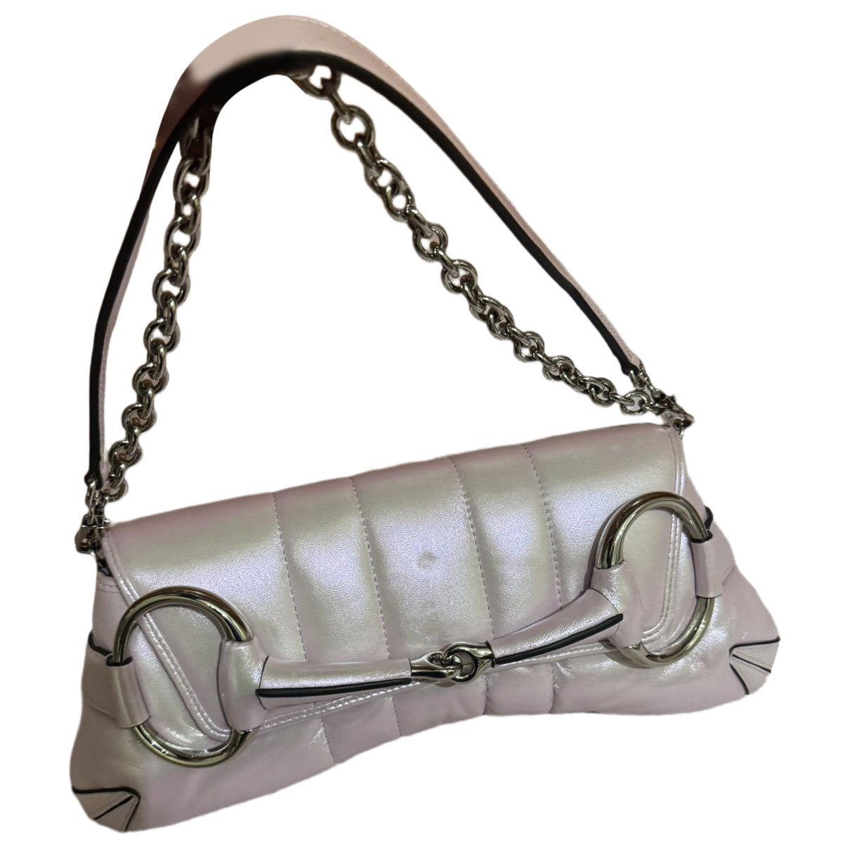 Horsebit Chain leather handbag
