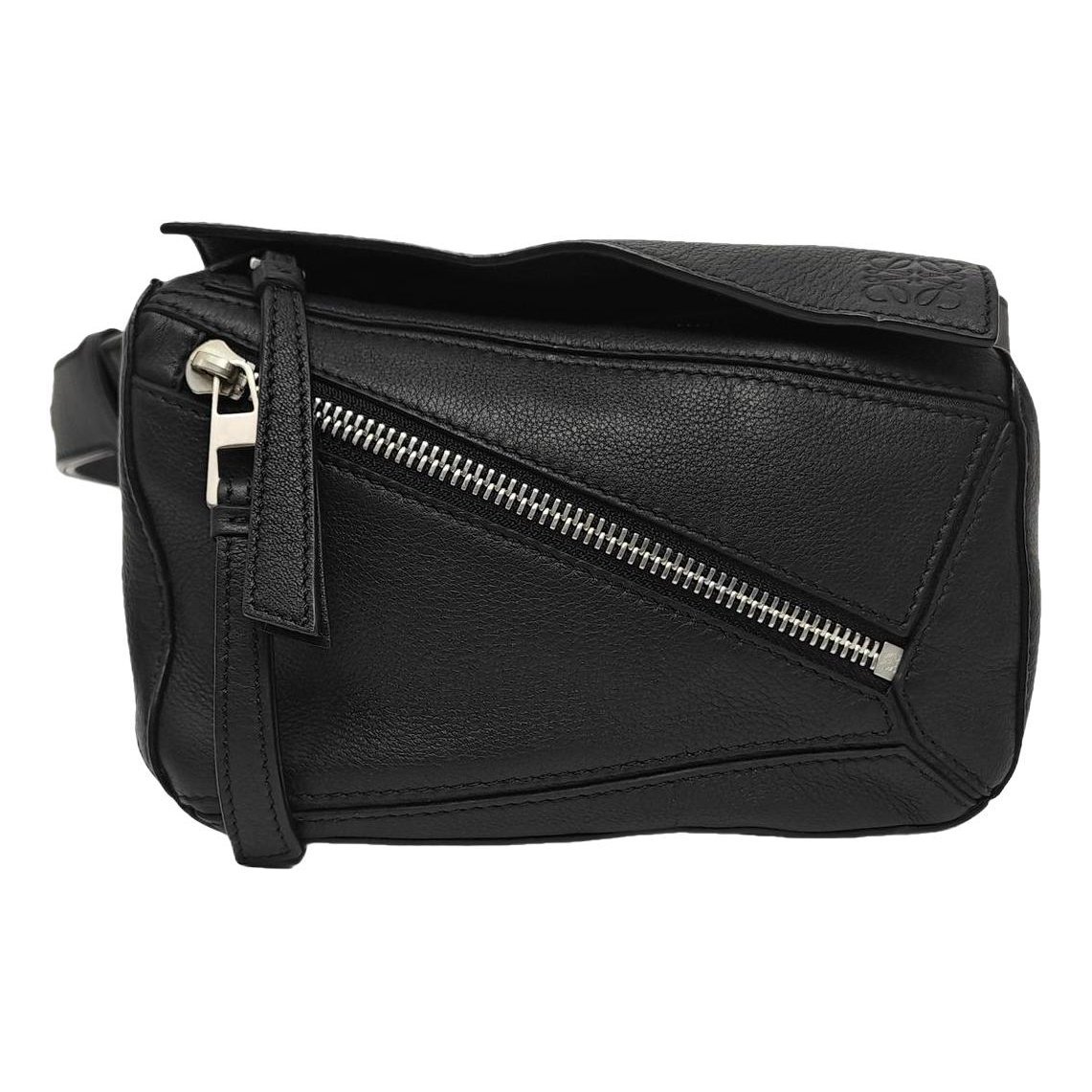 Puzzle leather mini bag