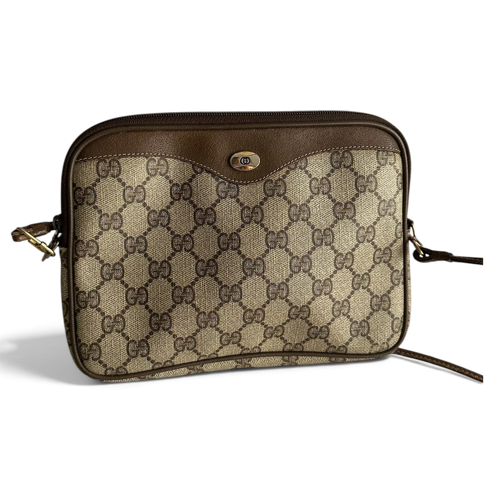 Ophidia GG leather crossbody bag