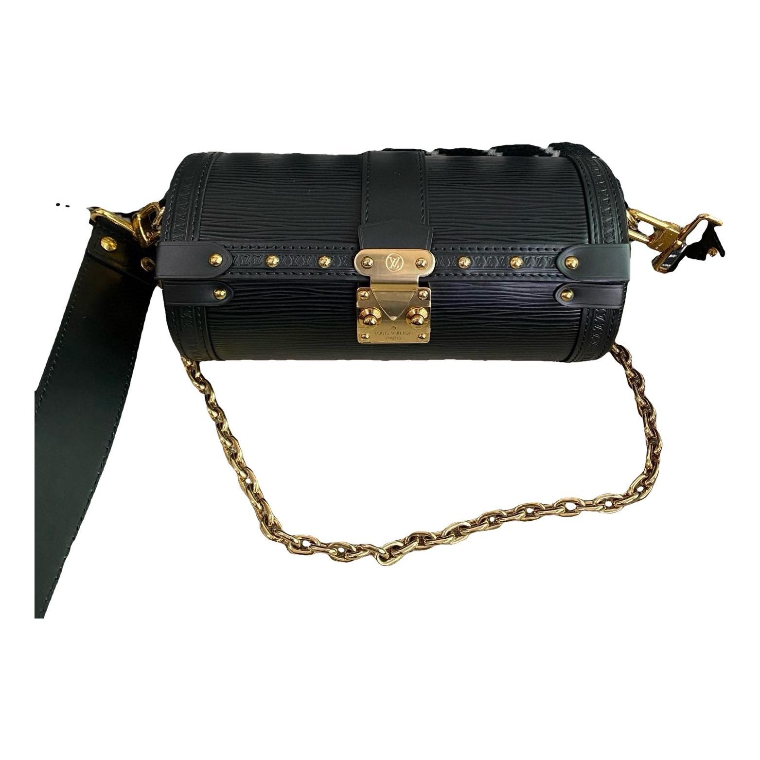 Papillon Trunk leather handbag