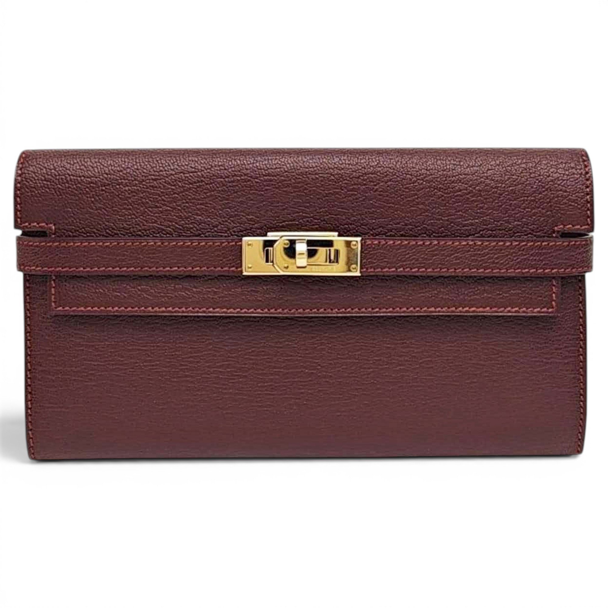 Kelly to go leather clutch bag