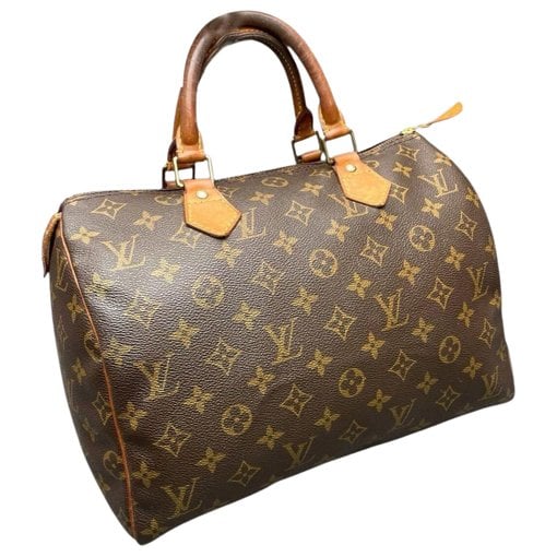 Speedy leather handbag