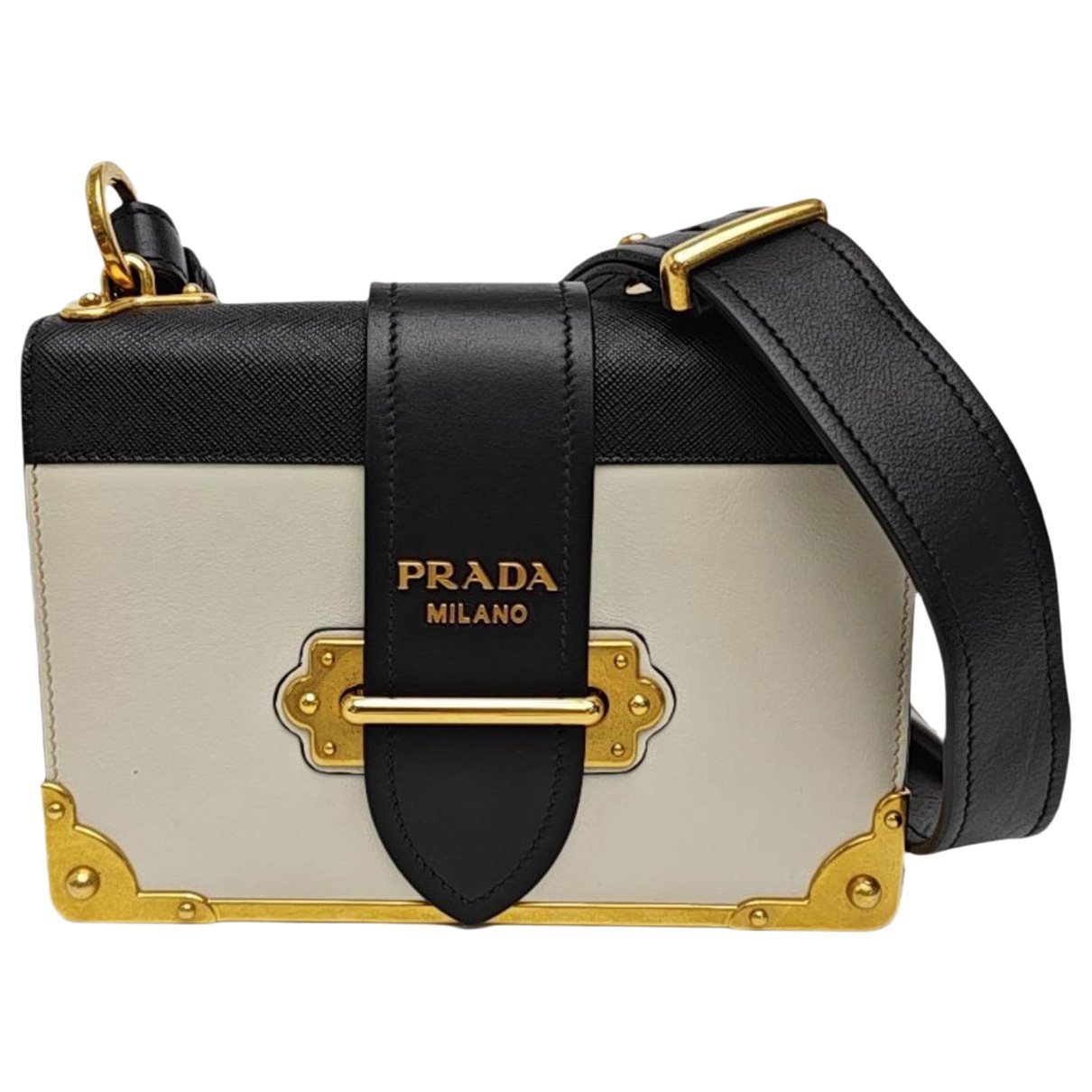 Cahier leather handbag