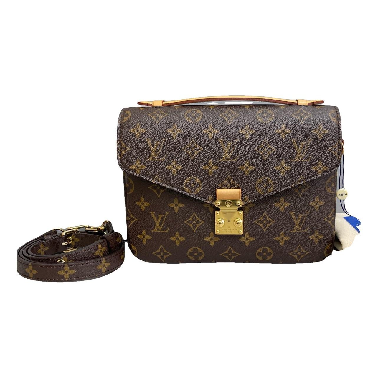 Metis leather handbag