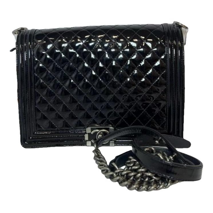Boy patent leather crossbody bag