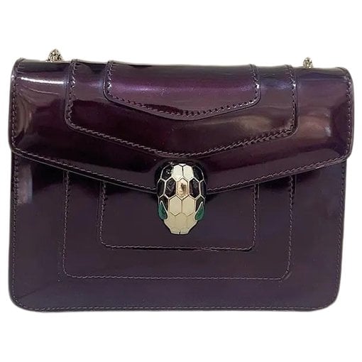 Serpenti leather handbag