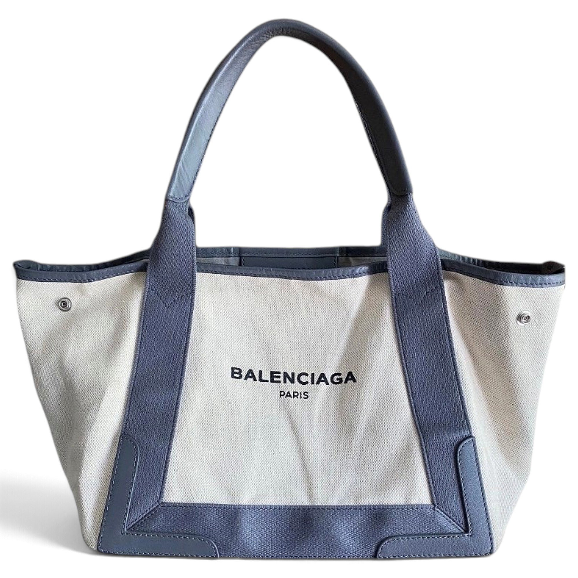 Navy cabas tote