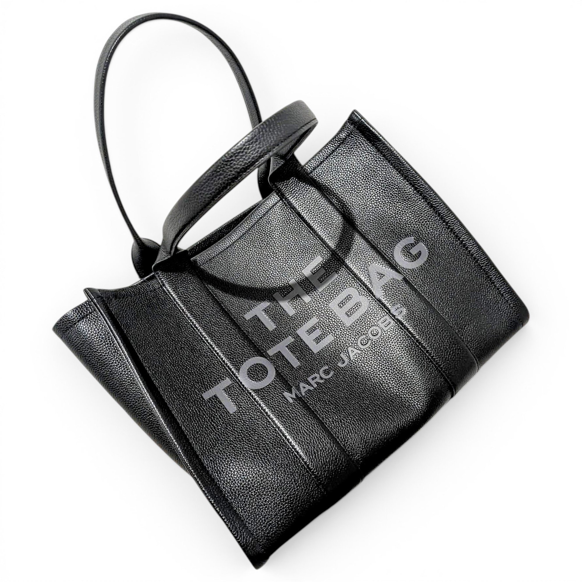 The Tag Tote leather tote