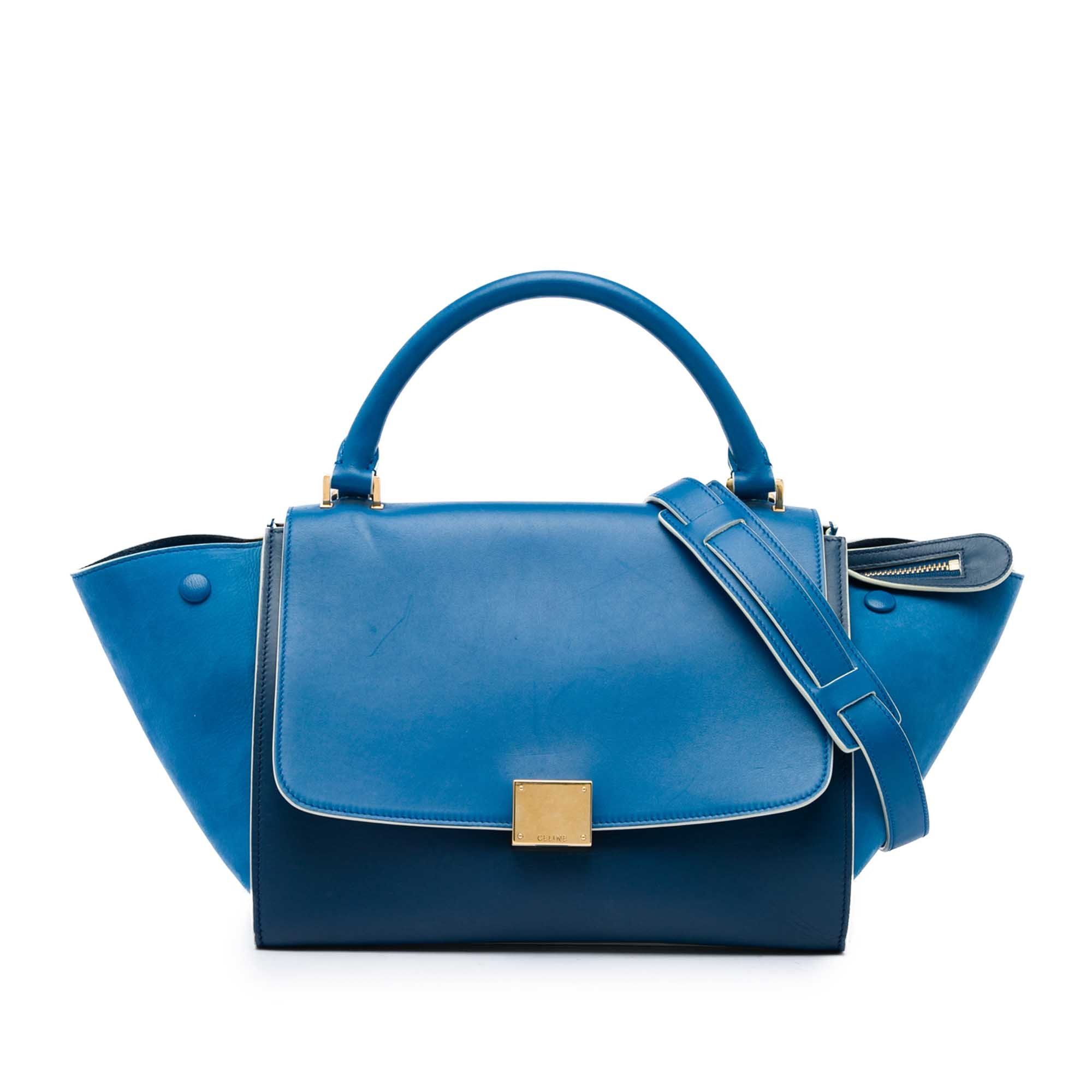 Trapèze pony-style calfskin handbag