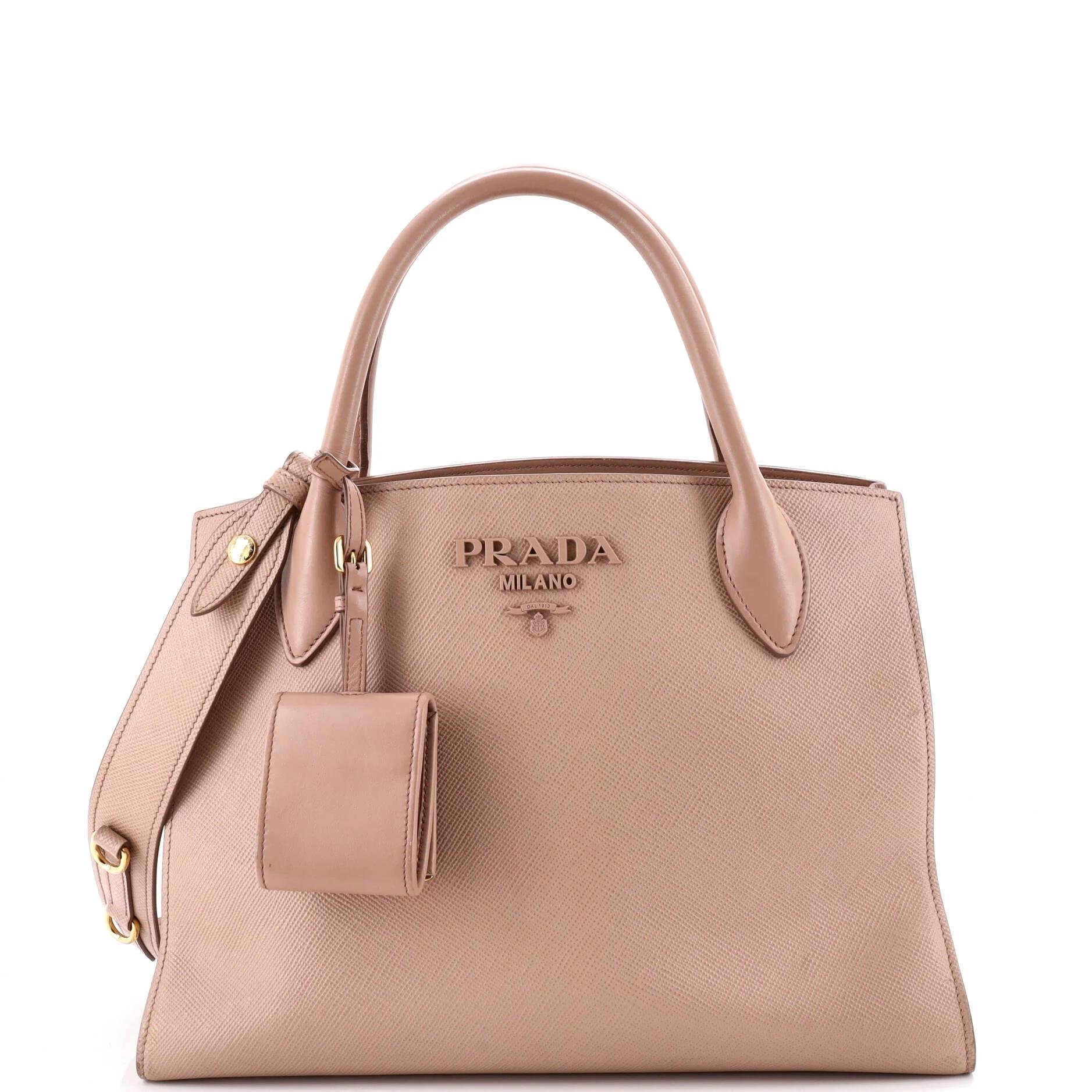 Leather tote