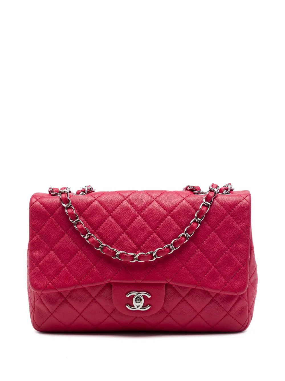 2008-2009 Jumbo Classic Caviar Single Flap shoulder bag