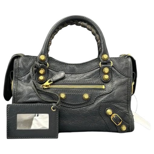 City leather crossbody bag