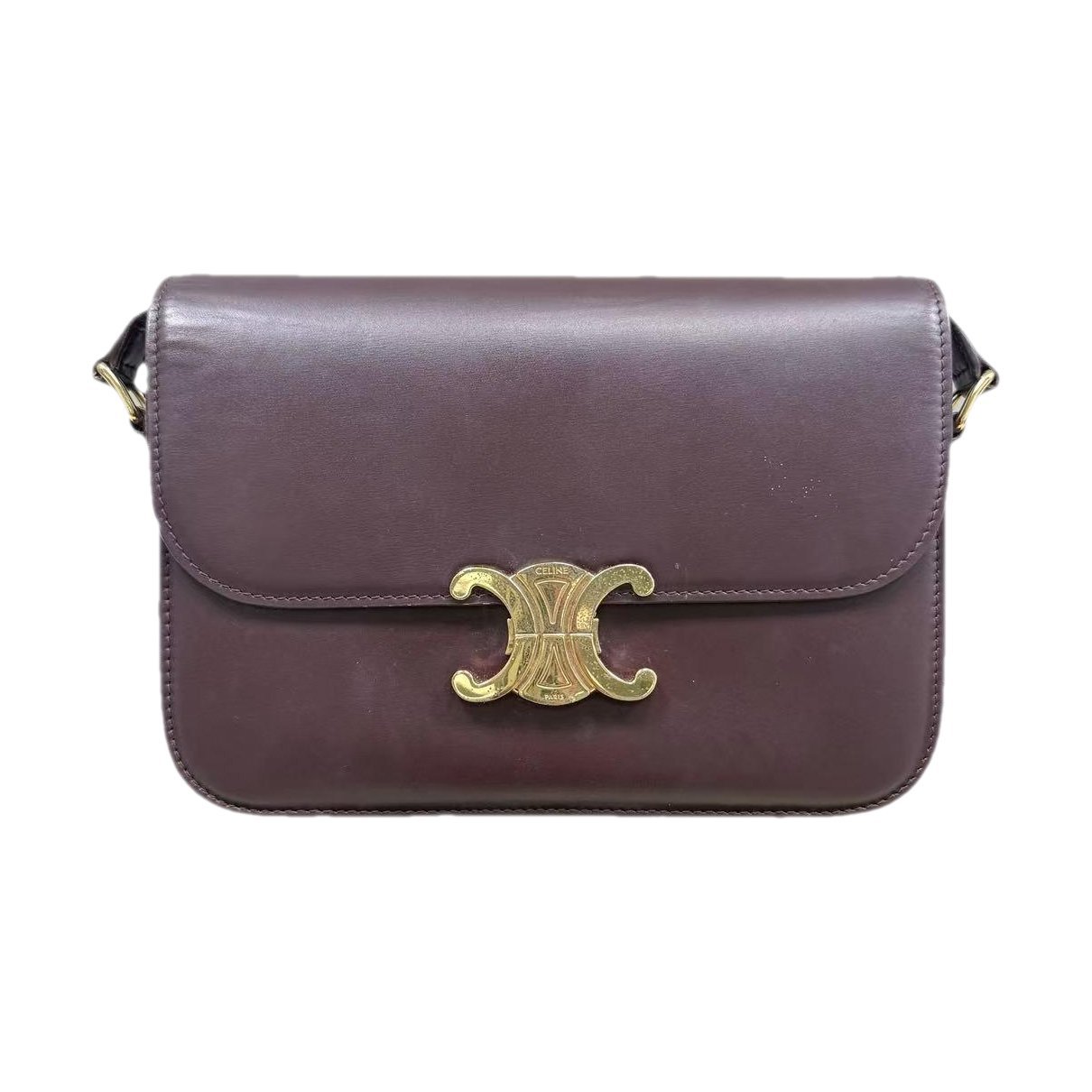 Celine Triomphe leather handbag