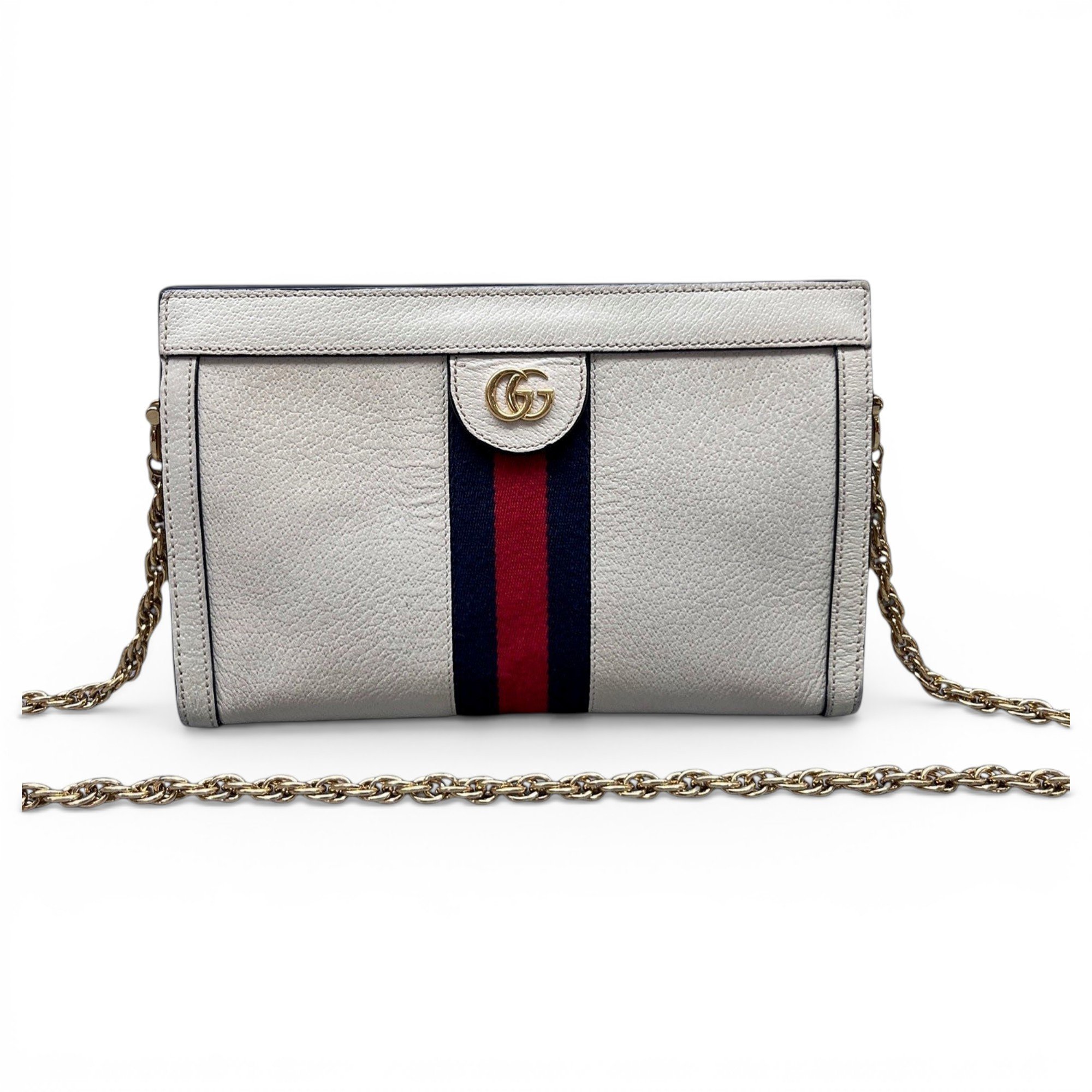 Ophidia Chain leather handbag