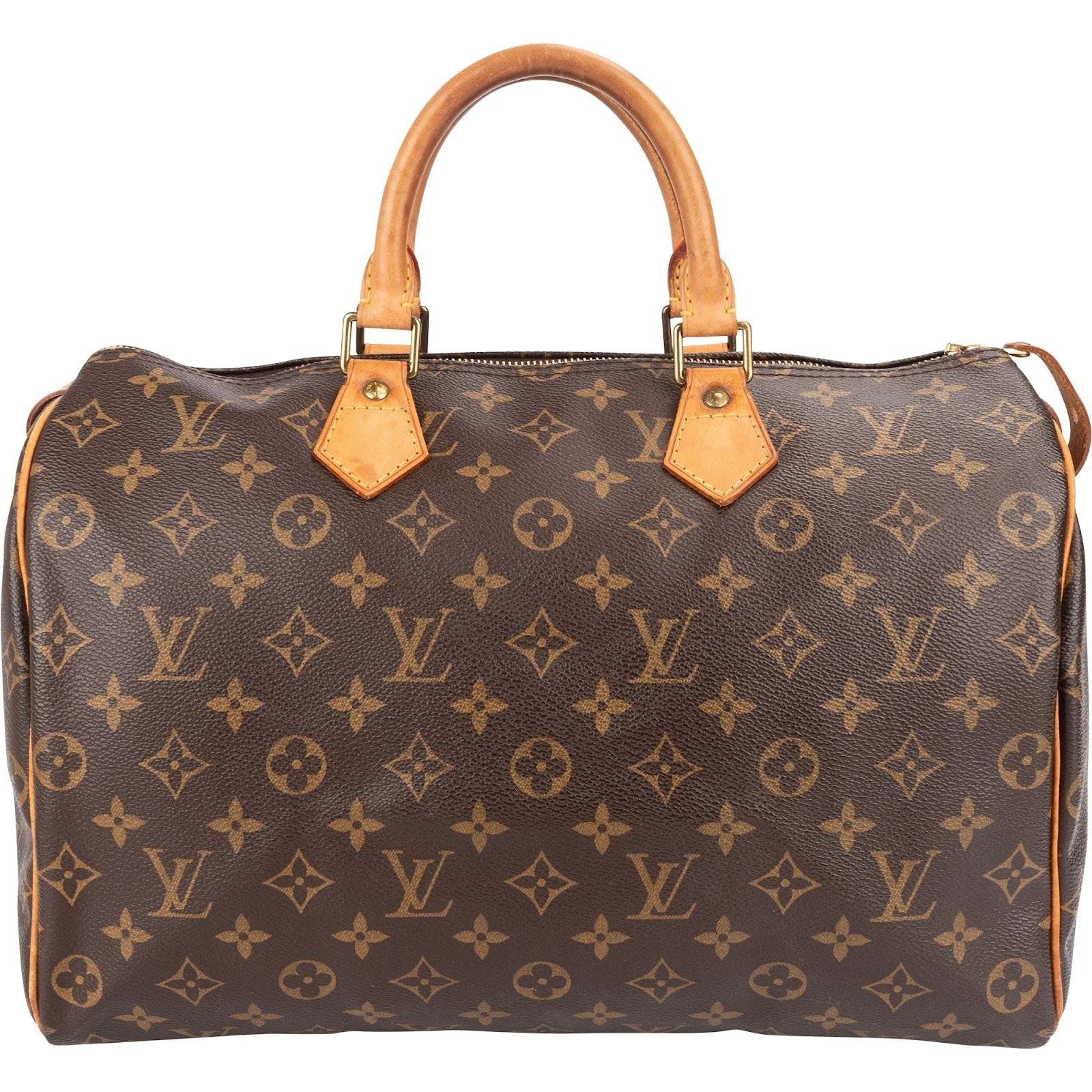 Speedy leather handbag