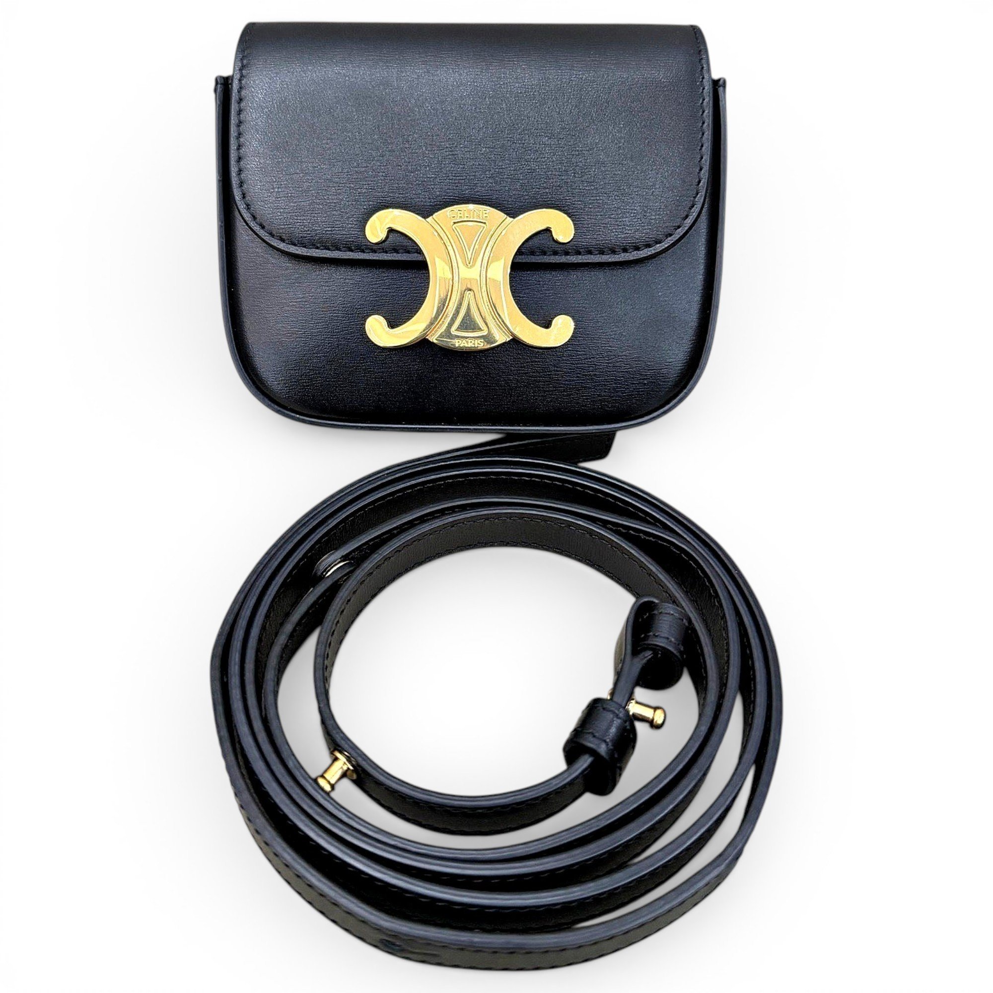 Triomphe leather handbag